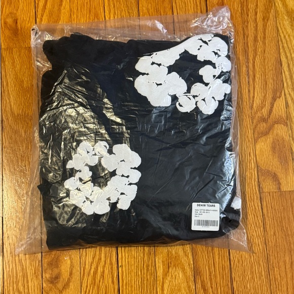 Black denim tears hoodie